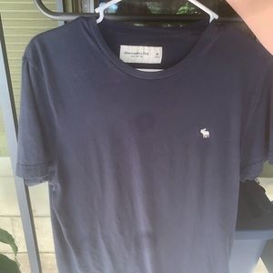 2 plain medium Abercrombie tees